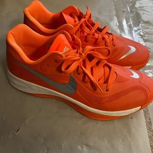 Orange Nike Hyperfuse Athletic Shoes